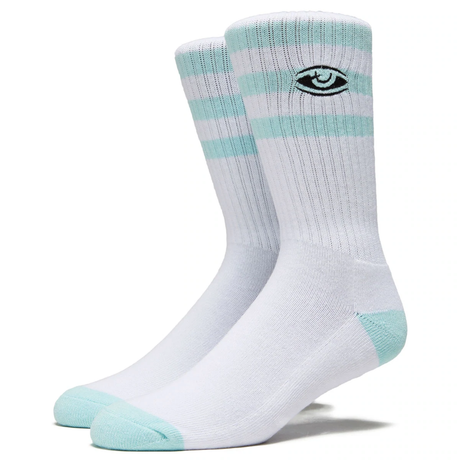 Toy Machine Watching Crew Socks Sky Blue OneSize
