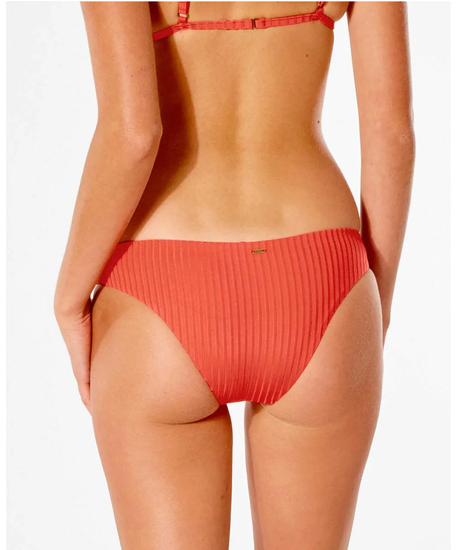Rip Curl Premium Surf Cheeky Swim Bottoms Red