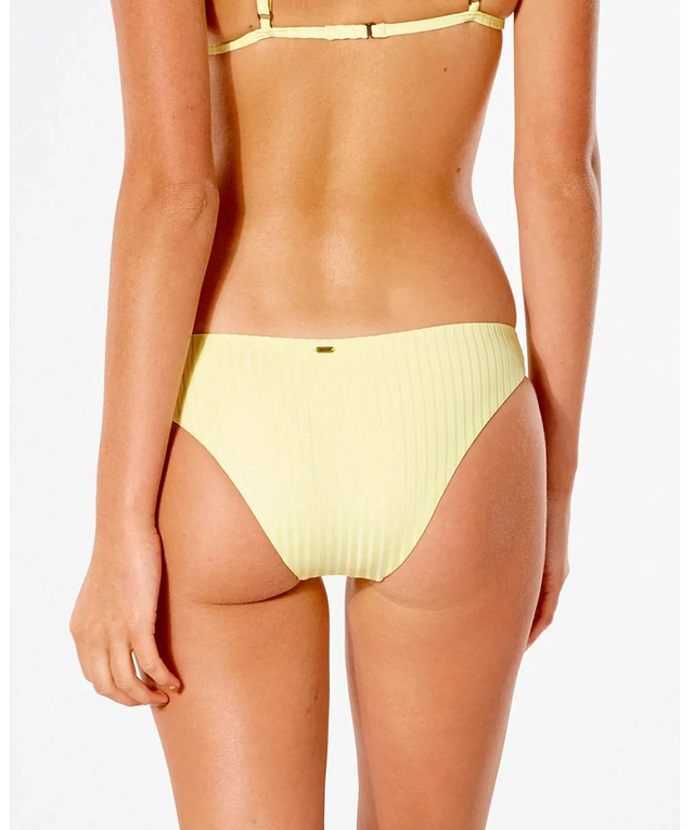 Rip Curl Premium Surf Cheeky Swim Bottoms Light Yellow