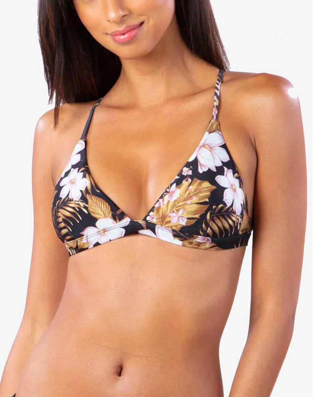 Rip Curl PlayaBella Xback Tri Swim Top Black S