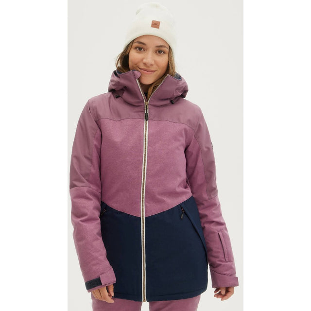 Oneill Halo Jacket Womens Berry Medium