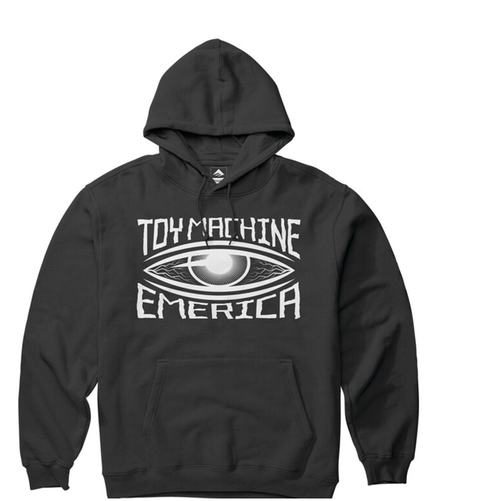 Emerica x Toy Machine Eye Hood Black S