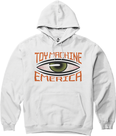 Emerica x Toy Machine Eye Hood White S
