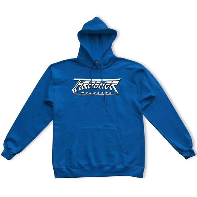 Thrasher Future Logo Hoodie Royal Blue