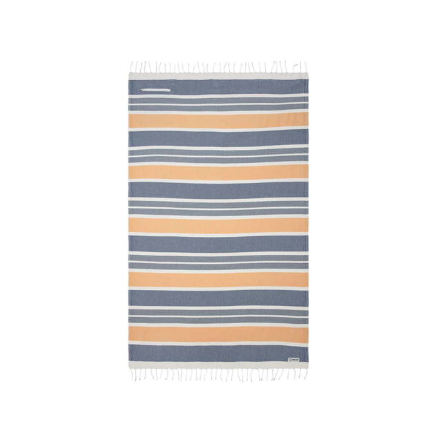 Sand Cloud Venus Stripe Towel w/Pocket White Regular