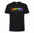 Thrasher Rainbow Mag SS Tshirt Black