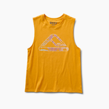 Reef Crystal Muscle Tank Womens Gold L