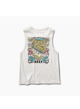 Reef Adventure Muscle Tank Womens Marshmallow