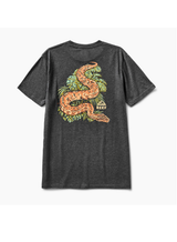 Reef Abra SS Tshirt Mens Charcoal