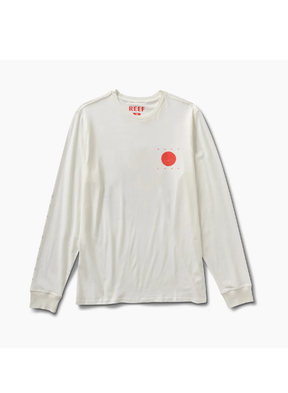 Reef Racked Longsleeve Tshirt Mens Marshmallow