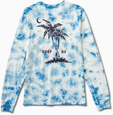 Reef Noche Longsleeve Tshirt Mens Ocean Tie Dye M