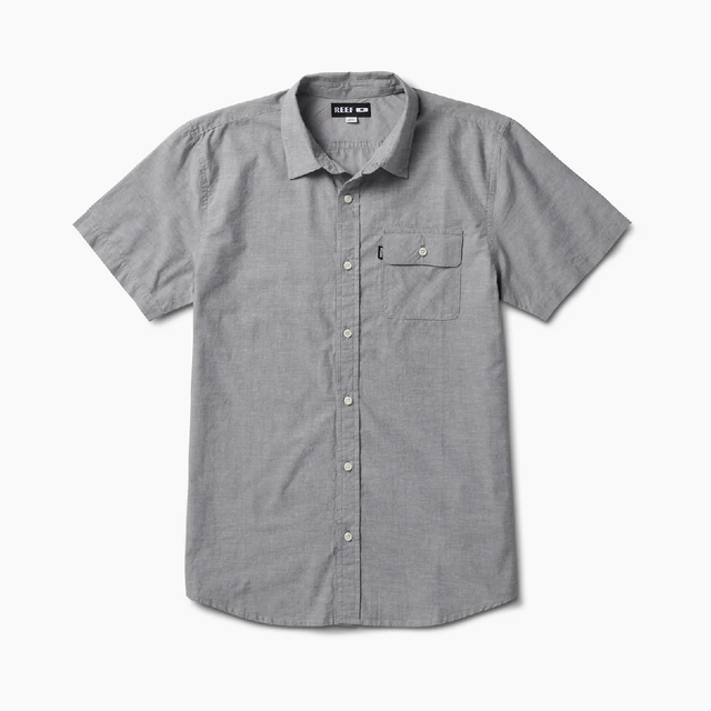 Reef Winfred SS Poplin Woven Mens Shade