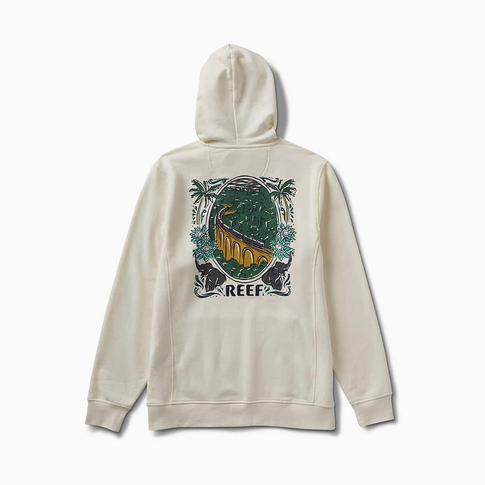 Reef Pima Pullover Hoodie Mens Marshmallow