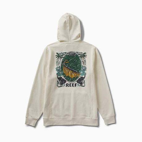 Reef Pima Pullover Hoodie Mens Marshmallow