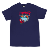 Thrasher Neckface 500 SS Tshirt Navy S