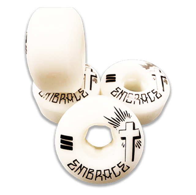 Embrace Street Cross Wheels Set White 55mm101d