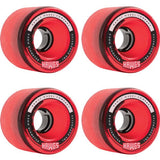 Hawgs Fattie Wheels Set Clear Red 63mm/78a