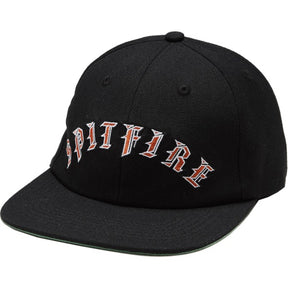 Spitfire Old E Arch Hat Black Red Strapback