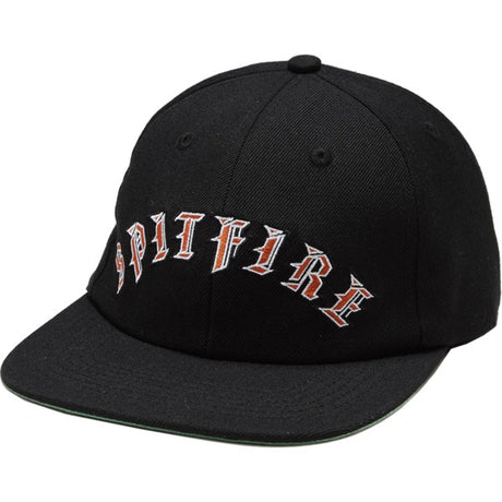 Spitfire Old E Arch Hat Black Red Strapback