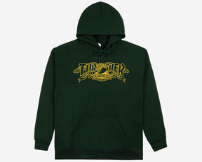 Thrasher Anti Hero Mag Banner Hoodie Forest Green