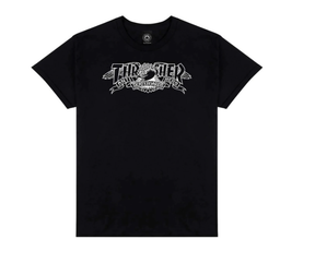 Thrasher Anti Hero Mag Banner SS Tshirt Black White