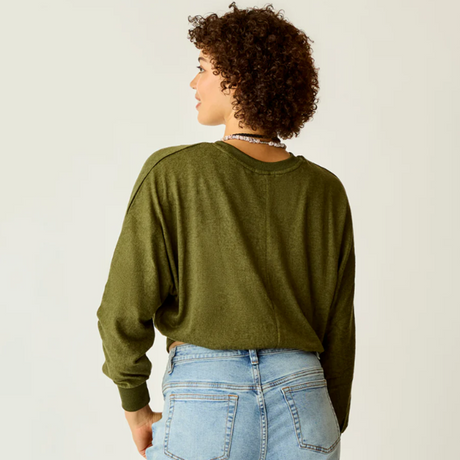 Carve Designs Anneke Super Soft Dolman Fir Heather