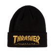 Thrasher Embroidered Logo Beanie Black Gold OneSize