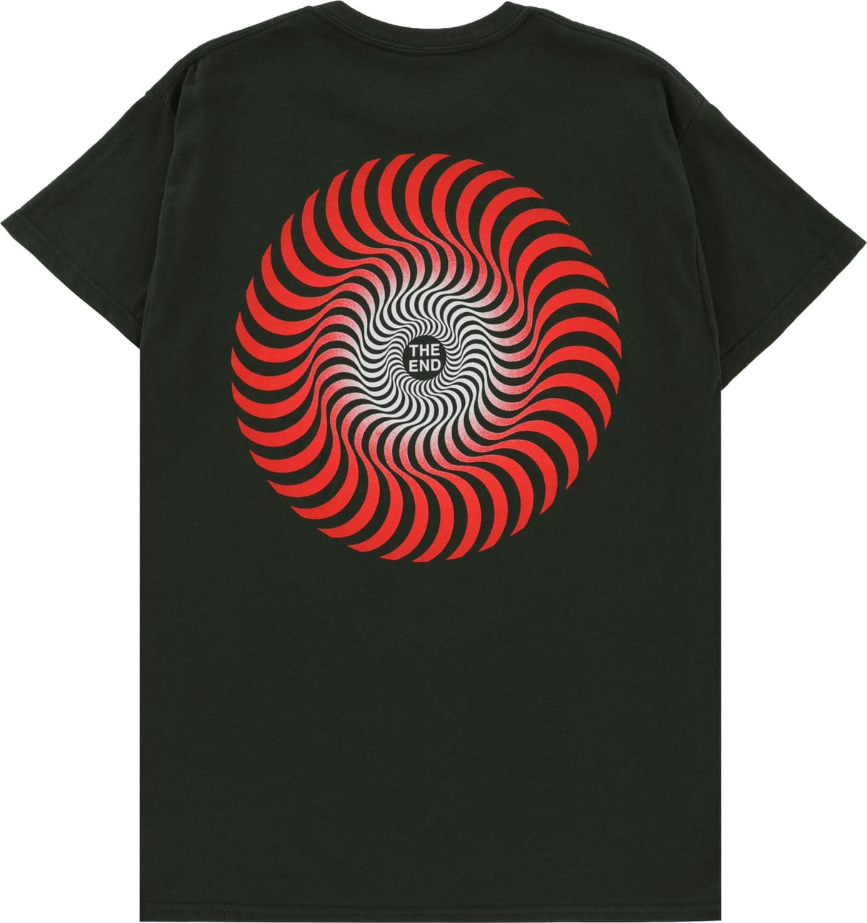 Spitfire Classic Swirl Fade Tshirt Forrest Red XL