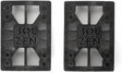 Bolzen Riser Pad Set 12 Degree Black 3/4--1/4