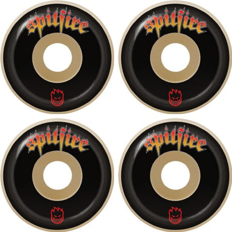 Spitfire VENOM Script F4 Wheels Set Black White 52mm/99