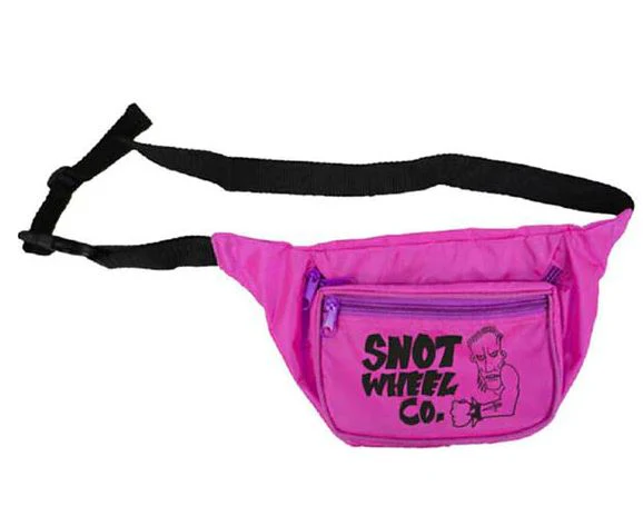 Snot Bad Boi Butt Bag Neon Pink Shoulder Strap