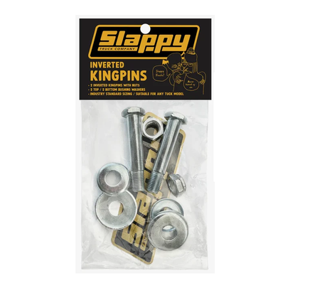 Slappy Inverted Standard Kingpin Washers Nuts Polished (2 Pack)