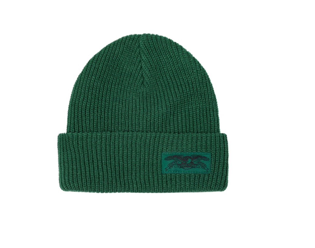 Anti Hero Stock Eagle Cuff Beanie Green Black OneSize