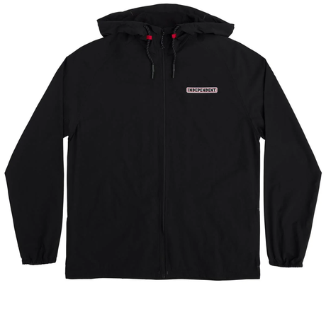 Independent Hooded Windbreaker Logo Black L