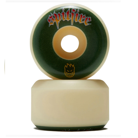 Spitfire VENOM Script F4 Wheels Green White 53mm/99