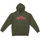 Spitfire Venom Hoodie Olive Red