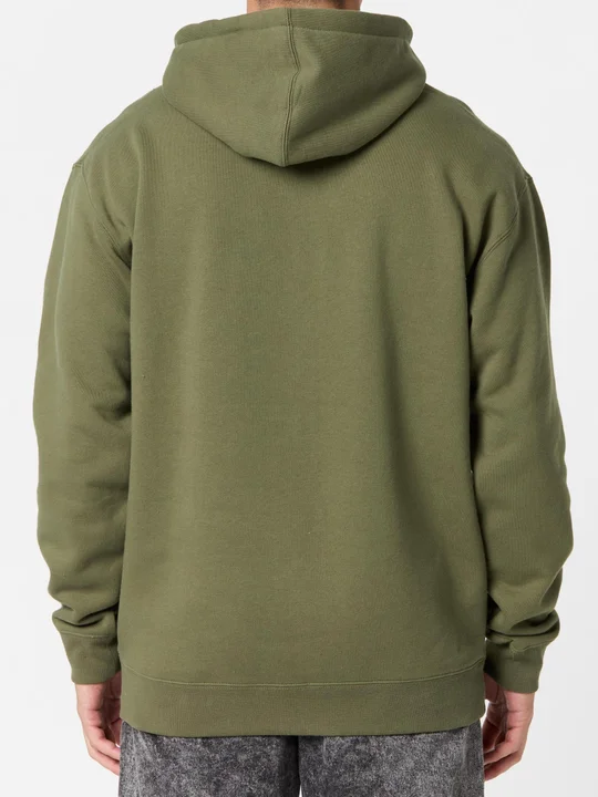 Spitfire Venom Hoodie Olive Red