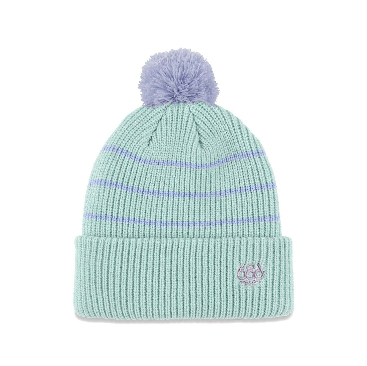 686 Girls Knitt Pom Beanie Seaglass One Size