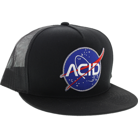 ACID Space Hat Mesh Black Snapback