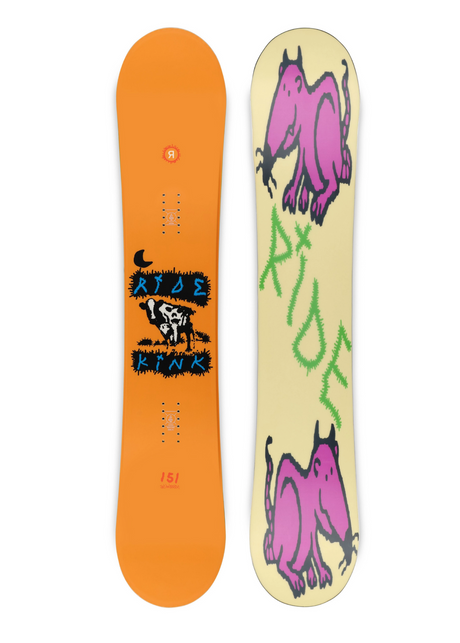 Ride Kink Snowboard 2025 Orange 147