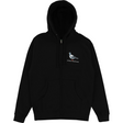 Anti Hero Lil Pigeon Zip Hoodie Black