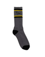 Anti Hero Basic Pigeon Embroidered Socks Charcoal Black One Size