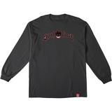 Spitfire Immortal Fire Longsleeve Tshirt Black Red