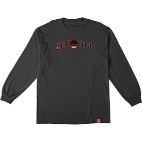 Spitfire Immortal Fire Longsleeve Tshirt Black Red