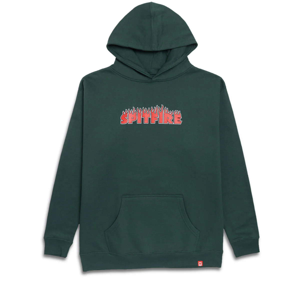 Spitfire DemonSeed Youth Hoodie Olive Red L