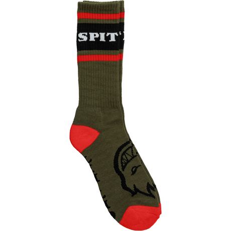 Spitfire Classic 87 Socks Olive Black Red One Size
