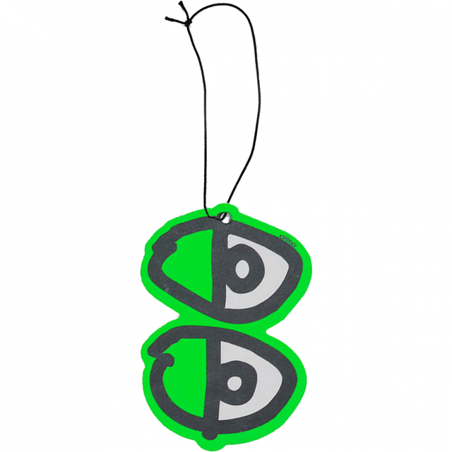Krooked Eyes Air Freshener Green 4 inch