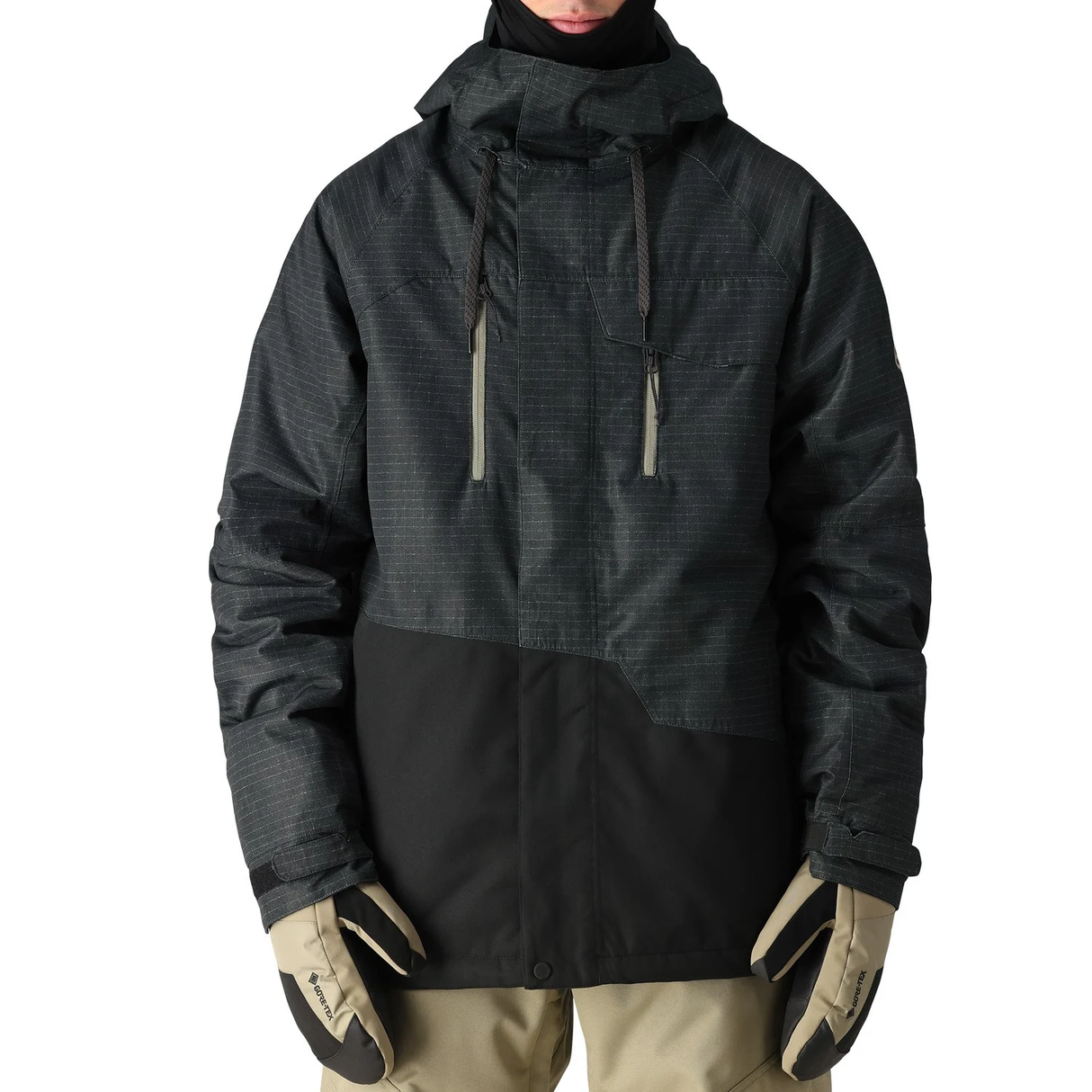 686 Geo Insulated Jacket Mens Black Ripstop