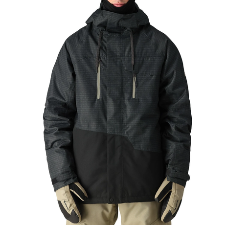 686 Geo Insulated Jacket Mens Black Ripstop