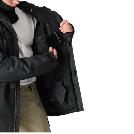 686 Geo Insulated Jacket Mens Black Ripstop
